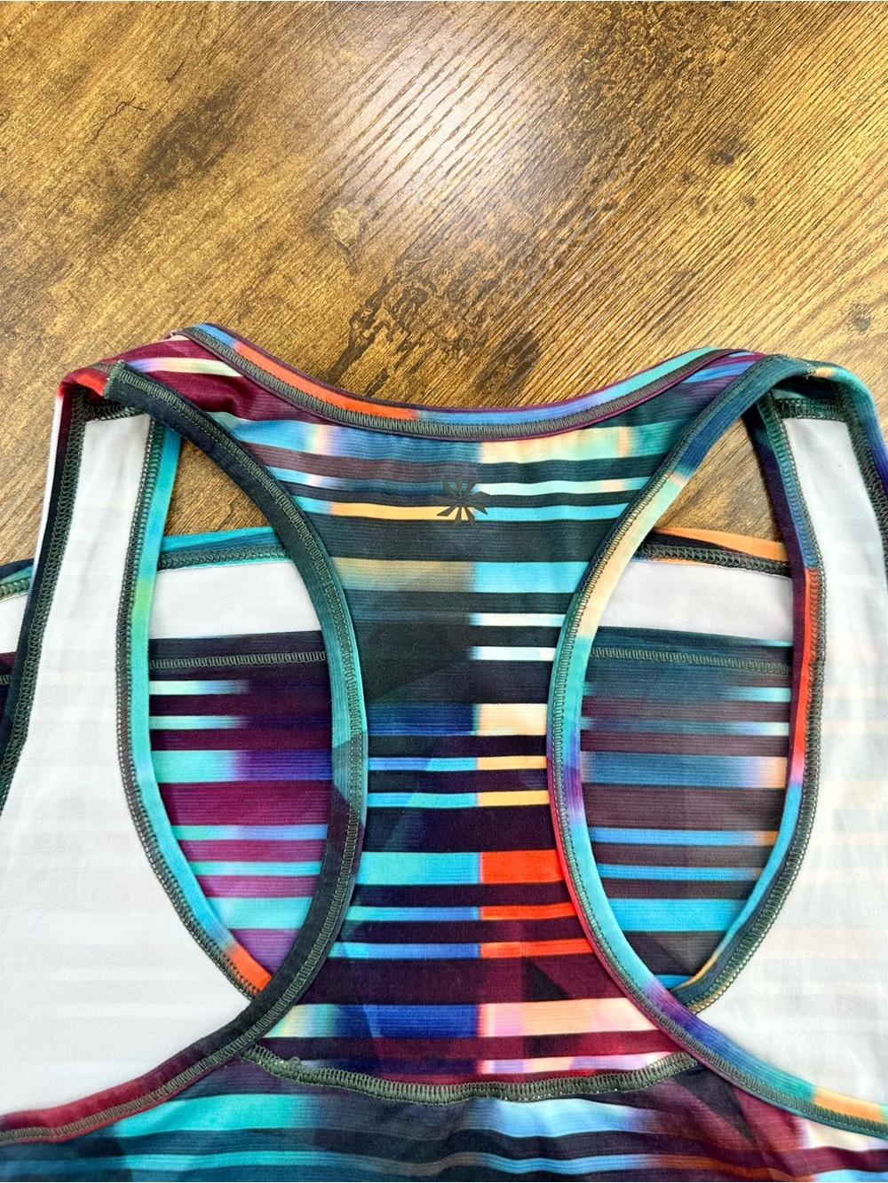 Athleta Laser Beam Chi Tank, Multi Color, XL - Picture 7 of 12